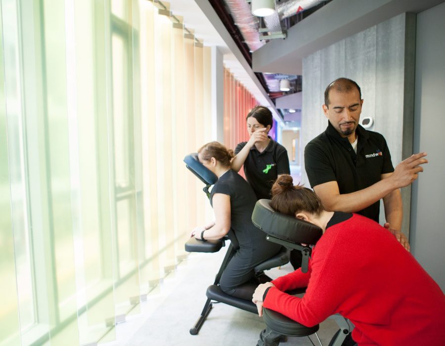 Onsite Chair Massage and Employee Incentive Programmes